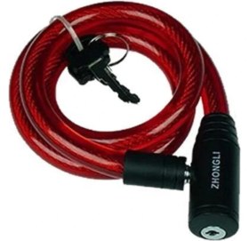 Resim 12X80 Bisiklet Halat Kilit Zhonglı Knt 