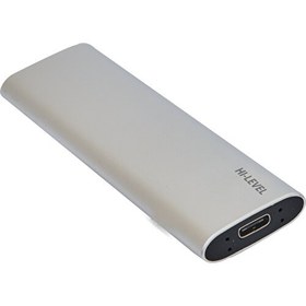 Resim Hı-Level H-Slım 256GB Speed Up To 530MB/S USB 3.2 Gen 2 Type-C Portable SSD HLV-HSLIM/256 