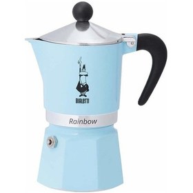 Resim Bialetti Rainbow Mavi Mokapot 3 Cup 