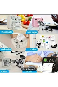 Resim GUANJUNE Anında Fotoğraf Makineleri İçin Uygun Mini Taşınabilir Yazıcı 