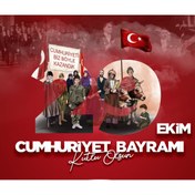 Resim PROMISEBACKDROP2 29 Ekim Cumhuriyet Bayramı, Cumhuriyetin İlanı, Okul Etkinlik, Fotoğraf Çekimi, KumaşArkaFon150x200 
