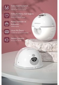 Resim Momcozy M5 Kablosuz Göğüs Pompası (Tekli) 
