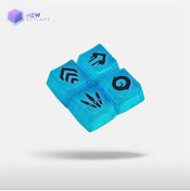 Resim New Keycaps Valorant Jett Tuşları Q-e-x-c Mekanik Klavye Tuşu Artisan Keycaps NWKT4OEMJET 