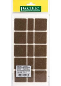 Resim Pacific Yapışkanlı Kare Keçe. 40X40 Mm. Kahve 