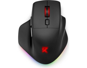 Resim Büyük Eller Için Redragon Büyük Kablosuz Oyun Faresi, Tri-Modlar Kablolu Şarj Edilebilir Ergo Rgb Fareşi, 2 Yan Düğmeli, 6 Arka Aydınlatmalı Mod, Programlanabilir Makro Oyuncu Faresi 