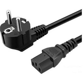 Resim C13 Power Kablo Kasa Monitör Ekran Power Güç Kablosu - 1 mt 