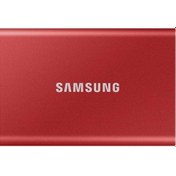 Resim Samsung T7 1TB Usb 3.2 Gen2 Kırmızı Taşınabilir Disk 