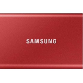 Resim Samsung T7 1TB Usb 3.2 Gen2 Kırmızı Taşınabilir Disk 