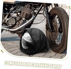 Resim PLAFOPE 2 Adet Ağır Hizmet Tipi Toz Geçirmez Çantası İpli Motosiklet ve Elektrikli Scooter Kılıfı Seyahat ve Evde Saklama İçin Uygun 