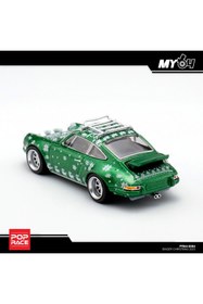 Resim pop race 1 Pop Race1/64 Porsche 964 Singer 911 2023 Merry Christmas Limited Edition 