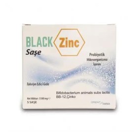 Resim Black Zinc Probiyotik 5 Saşe 