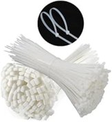 Resim Genel Markalar Sekatech Çetsan 4,8X380 Beyaz 38Cm Kablo Bağı Plastik Cırt Kelepçe Toplayıcı-100 Adet 
