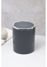Resim Antrasit, Çöp Kovası 5 Litre - İnca Model 