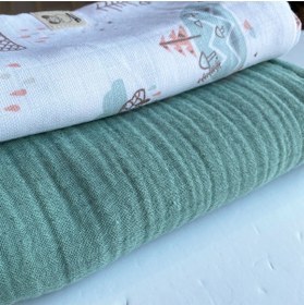 Resim Babyandsheep Ikili Müslin Bebek Set 