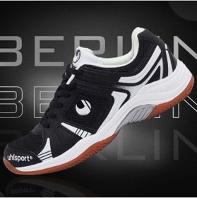 Resim UHLSPORT Kocamanlar Berlin Kauçuk Tabanlı Mülakat Salon ve Tenis Ayakkabısı SİYAH 