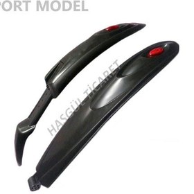 Resim HSGL BİSİKLET PLASTİK CAMURLUK Beyaz - Gri 