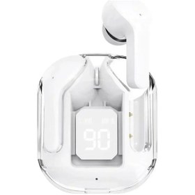 Resim Vyopbc T2 Mini Kablosuz Kulaklık Led Dijital Ekran Tws Bluetooth 5.3 Stereo Ses Xiaomi Huawei İçin Whıte 