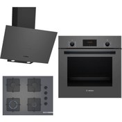 Resim 310 Gri 3'lü Ankastre Set (HBF512BH1T-POP7C9P30O-DWK64PJ70T) Bosch