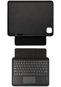 Resim iPad Uyumlu Pro 11 2018 Border Keyboard Bluetooh Bağlantılı Standlı Klavyeli Tablet Kılıfı 