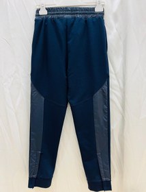 Resim Erkek Çocuk Beli Lastikli ve Paraşüt Kumaşlı Kordonlu Paçası Fermuarlı Jogger Eşofman Altı - Lacivert - 1-2 Yaş 