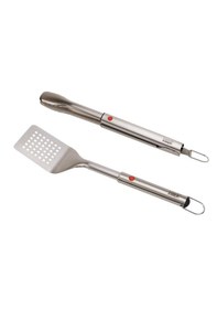 Resim Joseph Joseph Grillout 2 Li Paslanmaz Çelik Barbekü Spatulası Ve Maşa Seti 