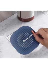Resim Süzgeçli Lavabo Gider Koruyucu Mat Gri Renkli 