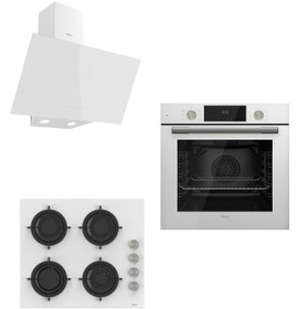 Resim Ferre Flowart Cs Serisi Inizio Beyaz Ankastre Set (d078 - Cs206 -qms63cb ) 