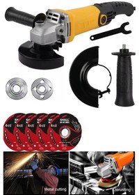 Resim Moonshop DVR10 5000W 115MM Bakır Sargılı Devir Ayarlı Avuç İçi Kesme 