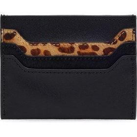 Resim Derimod Kadın Siyah Leopar Desenli Kartlık 000A2D563914 
