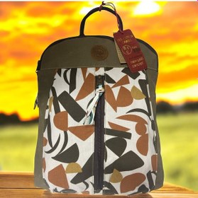 Resim Old Cotton Cargo Vintage Kanvas Renkli Otantik Günlük Gezi Seyahat Sırt Çantası Lucas Bag 30 Cm X 37 Cm Kahverengi 