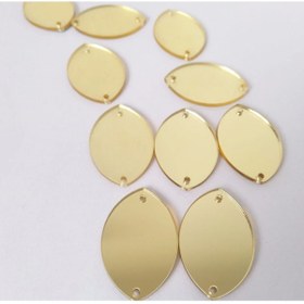 Resim YENİ HEDİYELİK DÜNYAM Kına Hatırası Hazırlamak Için 4cm 100 Adet Akrilik Malzeme Delikli Yapışkanlı 