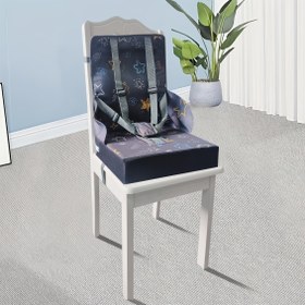 Resim 1 Adet Çocuk Yemek Sandalyesi, Yüksekliği Ayarlanabilir, Taşınabilir ve Yıkanabilir Bebek Oturma Pedi - Ev veya Dış Mekan Kullanımı İçin 