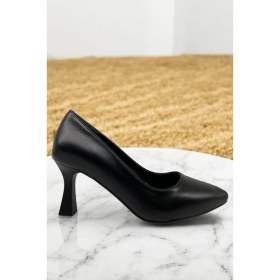 Resim Massima Y0125 Siyah Kadın Stiletto Tam Ortopedik Kadın Topuklu Ayakkabı 
