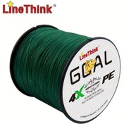 Resim LineThink 300m/328YDS 4 İpli Dayanıklı Örgülü Olta İpi, Çok Filamanlı PE Balıkçılık Hattı, Pürüzsüz Döküm, Yüksek Mukavemetli, Aşınmaya Karşı Dirençli - Tuzlu ve Tatlı Su Balıkçılığı İçin Uygun - Deniz Avı için Mükemmel 