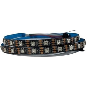 Resim 5v Adreslenebilir Ws2812b Argb Pixel Şerit Led Ip20 M:60led 5m Magic Led 