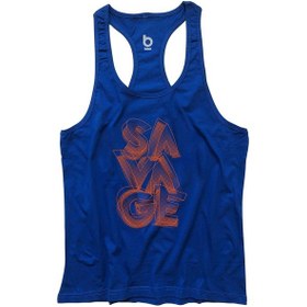 Resim Bluu Savage Fitness Gym Tank Top Sporcu Atleti (528806819) 