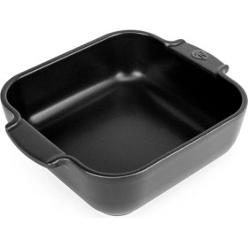 Resim Peugeot Appolia Kare Fırın Kabı Satin Siyah 21 cm 