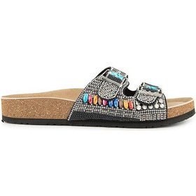 Resim Muya Paa Anatomik Taban Kadın Terlik Siyah 