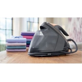 Resim 3100 W A1 Işlemcili Otomatik Taban Sıcaklığı ve Buhar Veren Buhar Kazanlı Ütü 