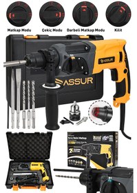Resim Assur ASR520 850 W Darbeli Kırıcı Delici Hilti Sarı 