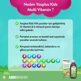Resim Youplus Kids Omega 3 150 ML Balık Yağı - Abdi İbrahim 
