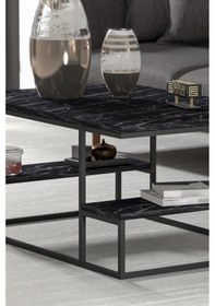 Resim Uslucan Alışveriş Orta Sehpa Delux Raflı Bendir Çok Renkli 