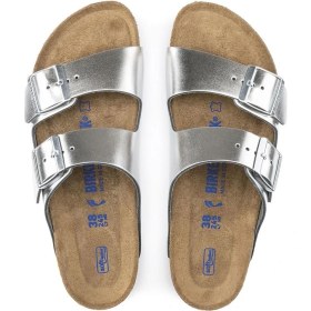 Resim Birkenstock 1005961 Arizona Nl Metallic Silver Terlik 