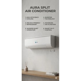 Resim Cesaa Elektrik Aura Ihlas 18.000 Btu Duvar Tipi Inverter Klima Enerji Tasarruflu Yeni Nesil Klima 