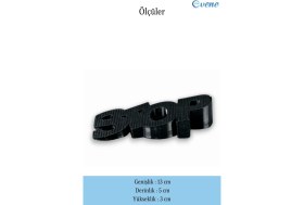 Resim Evene Kapı Stoperi Siyah Renk Dekoratif Kapı Tutucu Durdurucu 4 Adet Model 4 