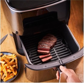 Resim Tefal 6,5lt Kapasite Hava ile Kızartma, Izgara ve Buharda Pişirme 3'ü 1 Arada Airfryer 