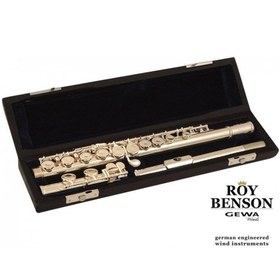 Resim Roy Benson FL-402E Yan Flüt | Gümüş Kaplama Gövde, E-Mekanik Sistem, Alman Tasarımı Yüksek Kalite Öğrenci Serisi 