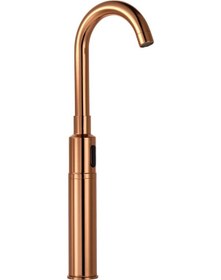Resim Fontana Fs-9203 Fotoselli Yüksek Lavabo Bataryası Rose Gold 