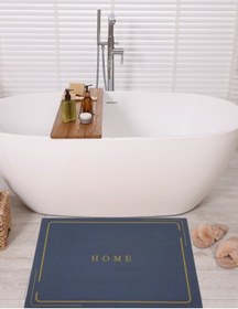 Resim Mucit Home Sihirli Su Emici Banyo Paspası Kaymaz Tabanlı Abdest Paspası Kare Renkli 