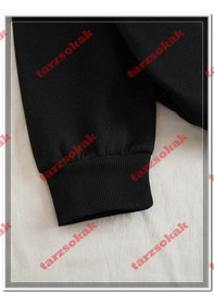 Resim Startmore Startmoreisa Geri Mektup Baskı Kazak Kadın Rahat Kazak Sıcak Yumuşak Hoodies Gevşek Crewneck Polar Kad Siyah 